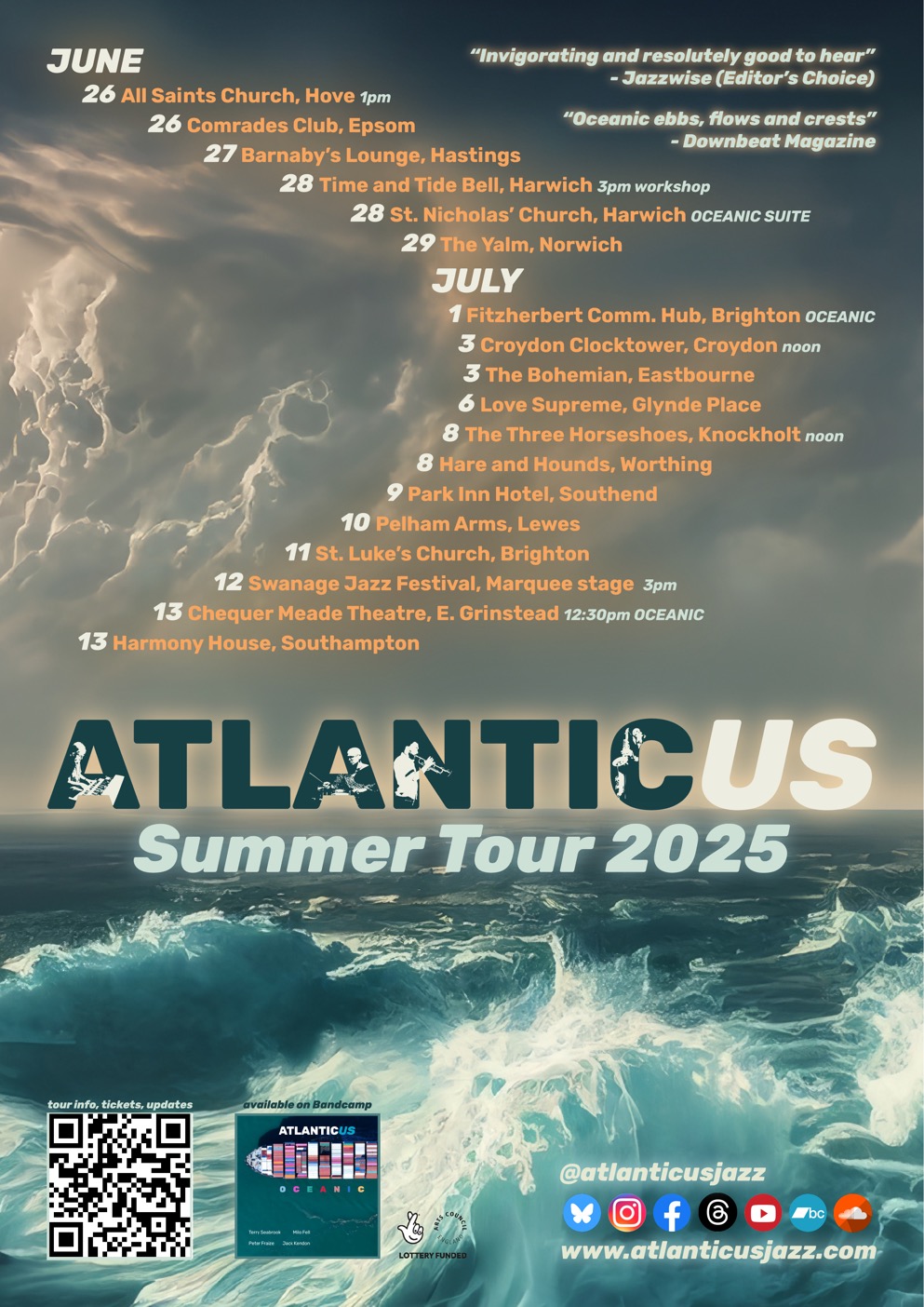 Atlanticus 2025 Tour poster A4 v3